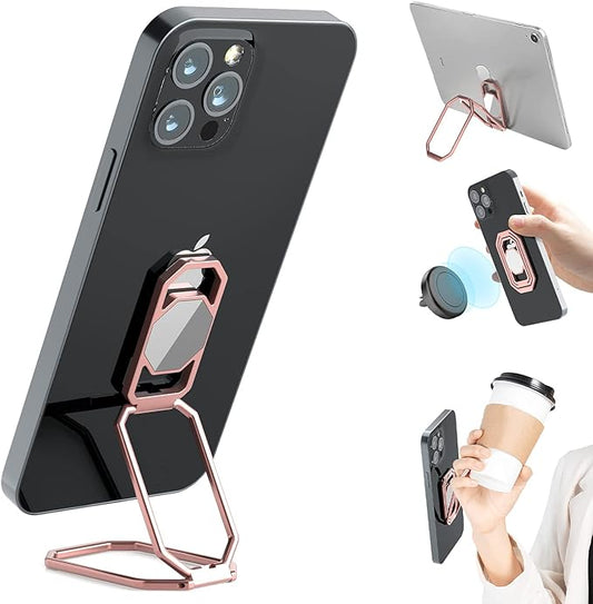 ADJUSTABLE FOLDABLE MULTI ANGLE 3 PARTS METAL MOBILE HOLDER ROTATING CELL PHONE STAND
