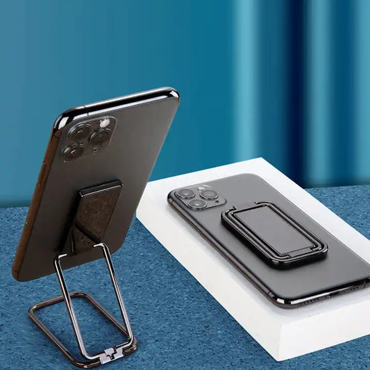 ADJUSTABLE FOLDABLE MULTI ANGLE 3 PARTS METAL MOBILE HOLDER ROTATING CELL PHONE STAND