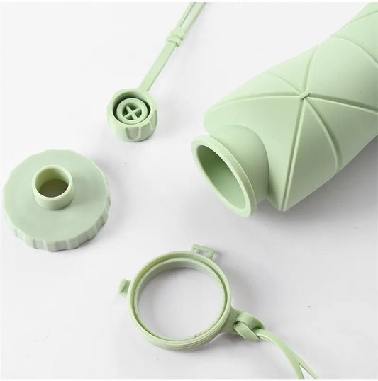 Portable Foldable Water Bottle | BPA-Free Silicone | Outdoor,school & Travel Essential
