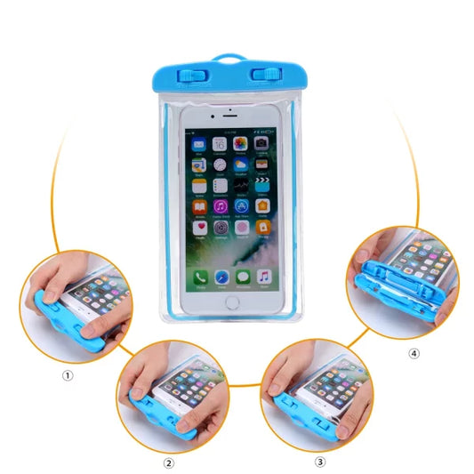 Waterproof Transparent Mobile Cover